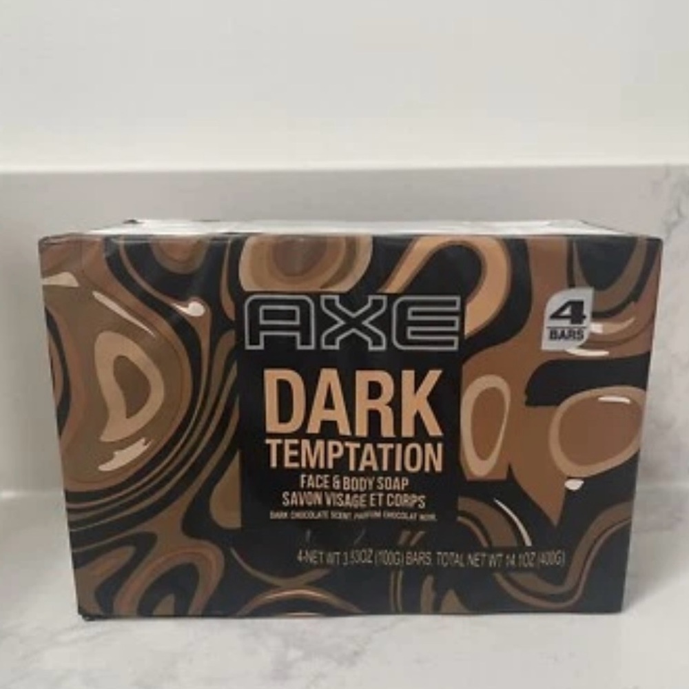 AXE Dark Temptation Face & Body Soap x4